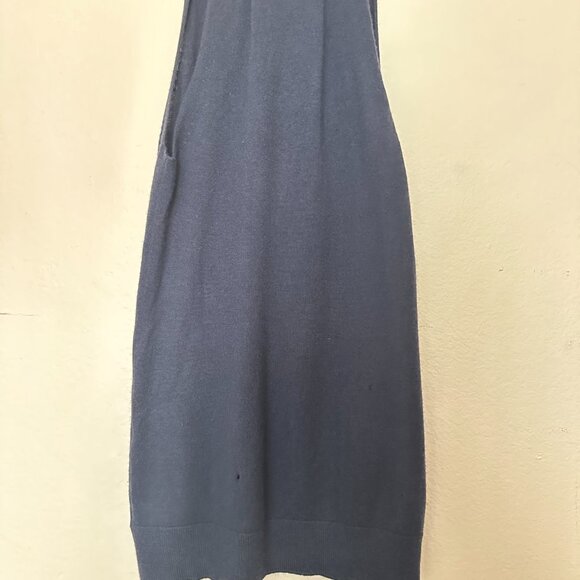 Theory Cerena 100% Cashmere Navy Sweater Vest - Picture 11 of 11